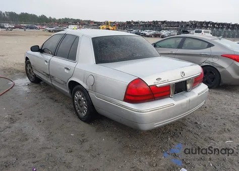 2003 Mercury Grand Marquis Gs from USA, damaged, VIN 2MEFM74W43X601647